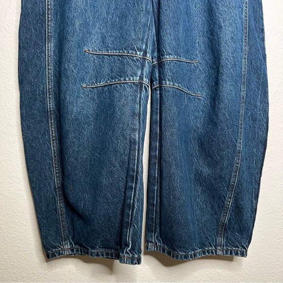 Free People - We the Free Good Luck Mid Rise Barrel Jeans 29 - Picture 7 of 13